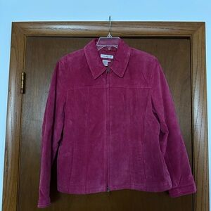 Coldwater Creek Magenta Utility Jacket